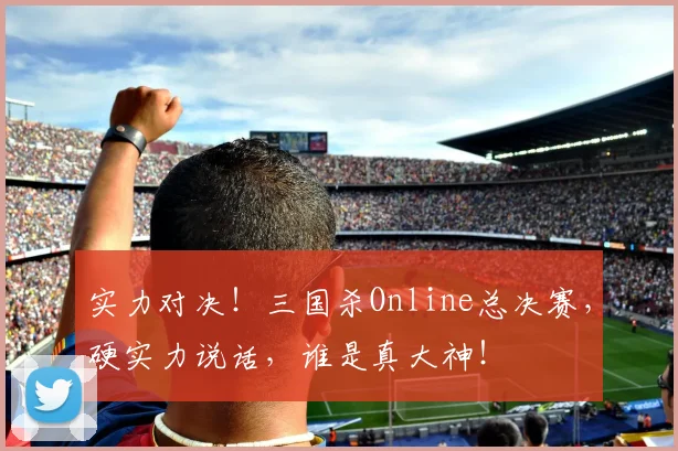 实力对决!三国杀Online总决赛,硬实力说话,谁是真大神!